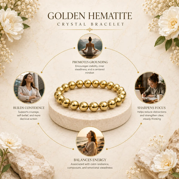 Golden Hematite Bracelet