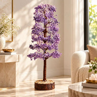 Grand Amethyst Crystal Tree - 5000 Beads (3FT)
