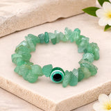 Green Aventurine Evil Eye Protection Bracelet | Natural Crystal Bracelet