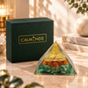 Green Aventurine Orgonite Pyramid | Prosperity Crystal Pyramid – product image