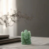 Natural Green Jade Ganesha Idol