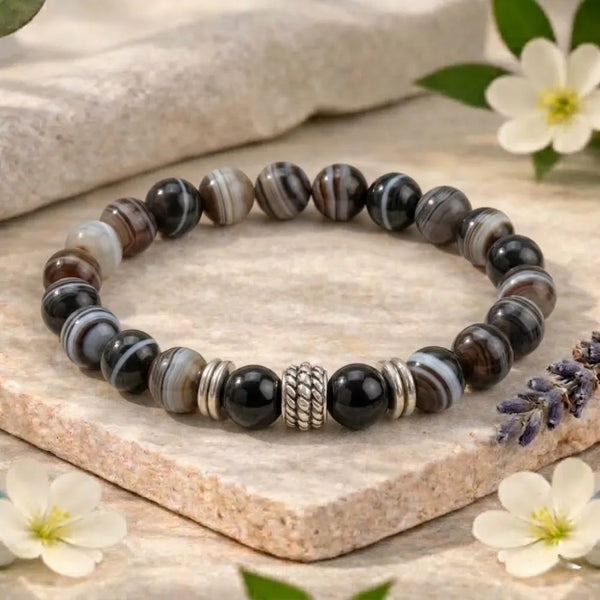 Natural Hakik Sulemani Bracelet For Protection - (8mm)