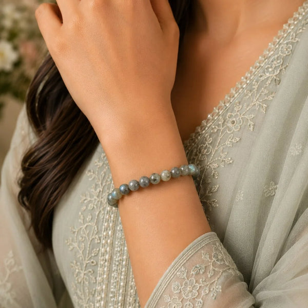 Labradorite Crystal Bracelet for Intuition & Transformation