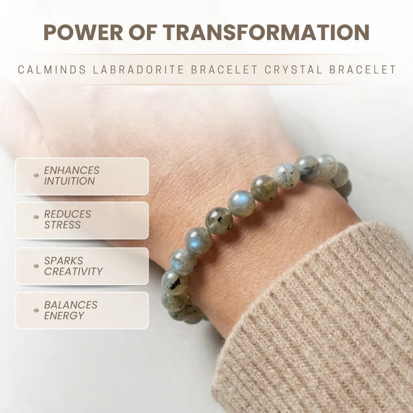 Labradorite Crystal Bracelet for Intuition & Transformation