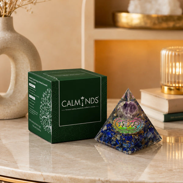 Lapis Lazuli Orgonite Pyramid