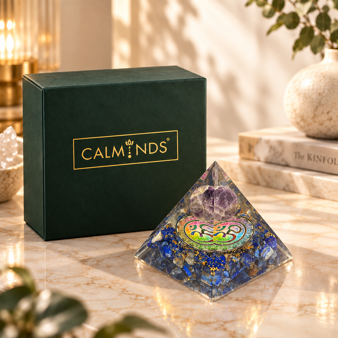 Lapis Lazuli Orgonite Pyramid – product image