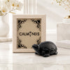 Black Onyx Turtle sculpture shown from the front