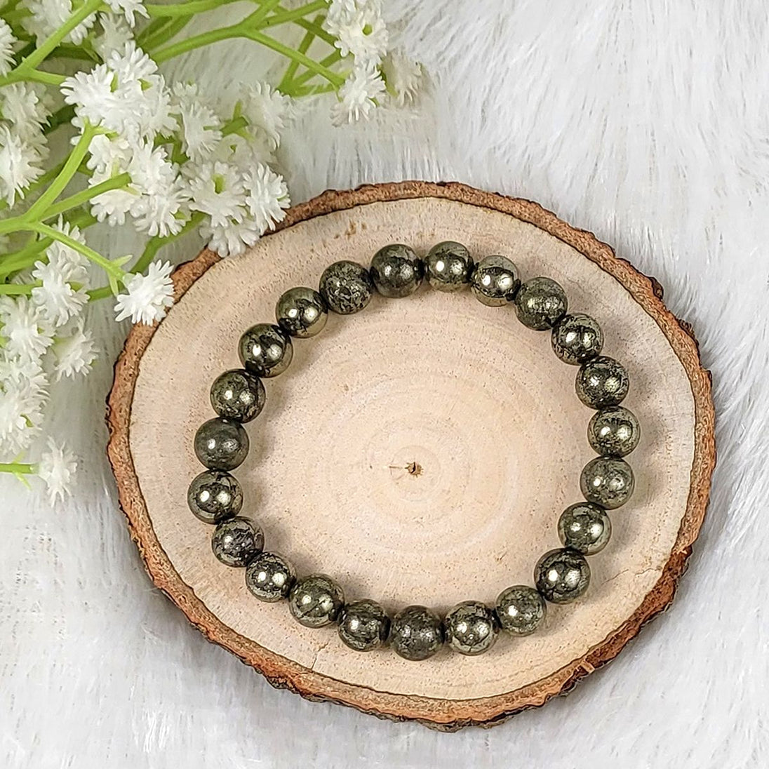 Original Money Magnet Pyrite Bracelet for Wealth and Career Growth