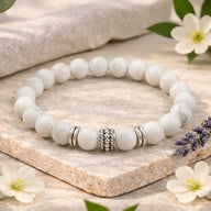 Moonstone Bracelet – Natural 8mm Beads