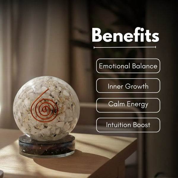 Moonstone Orgone Ball