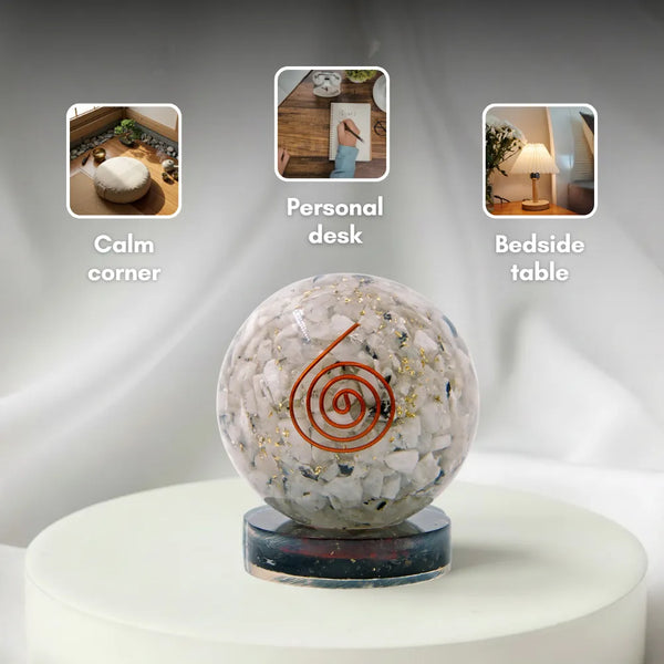Moonstone Orgone Ball