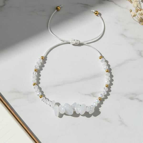 Moonstone Thread Bracelet