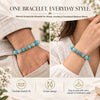 Natural Amazonite Bracelet for Calm & Focus – 8mm – natural crystal beads by Calminds