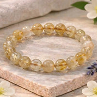 Natural Citrine Bracelet – Charm-Free