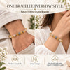 Natural Citrine Faceted Bracelet – 8mm Beads for Wealth & Success – product image