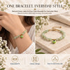 Natural Green Jade Evil Eye Chain Bracelet for Everyday Wear by Calminds