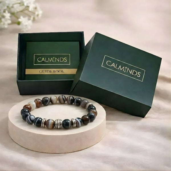 Natural Hakik Sulemani Bracelet For Protection - (8mm)