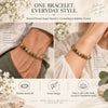 Natural Picture Jasper Bracelet – Grounding & Stability Crystal – natural crystal beads by Calminds