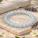 Opalite Crystal Bracelet for Calmness & Communication (8mm)