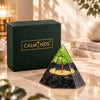 Peridot Tree Orgonite Pyramid – product image