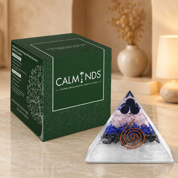 Prosperity Magnet Orgonite Pyramid | Abundance Energy Pyramid
