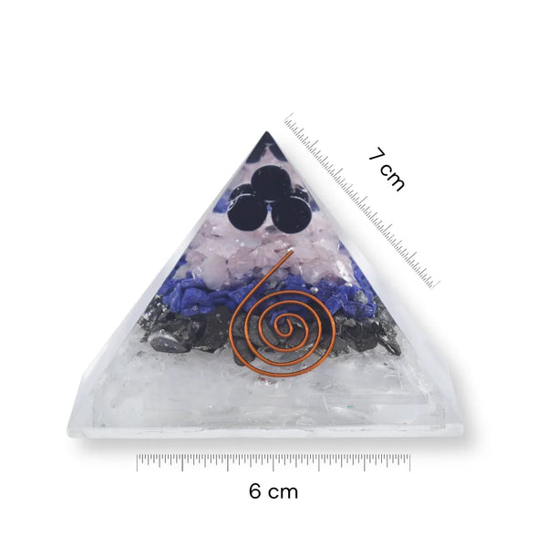 Prosperity Magnet Orgonite Pyramid | Abundance Energy Pyramid