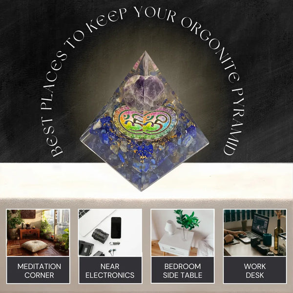 Lapis Lazuli Orgonite Pyramid