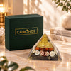 Pyrite Orgonite Pyramid with Shri Yantra – product image