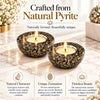 Pyrite tea light holder product image 5