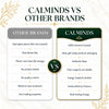Calminds vs other brands comparison: genuine crystals, authentic base and premium packaging