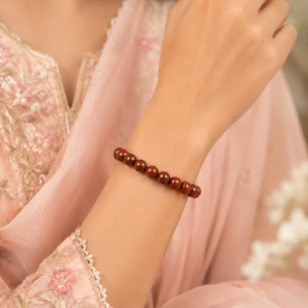 Red Jasper Crystal Bracelet - AAA Quality (10mm)