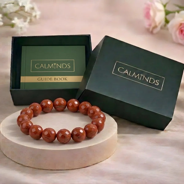 Red Jasper Crystal Bracelet - AAA Quality (10mm)
