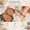 Relationship Bracelet for Balance – natural crystal beads by Calminds