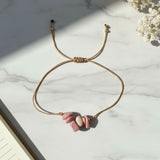 Rhodonite Thread Bracelet