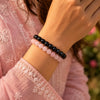 Rose Quartz Stretchable Bracelet Without Charm, Approx. 8mm Beads – Calminds