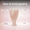 Uses of the rose quartz angel: self-care, meditation, décor and gifting