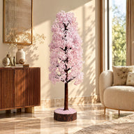 Rose Quartz Energy Tree (3 FT) | Natural Stone Decor