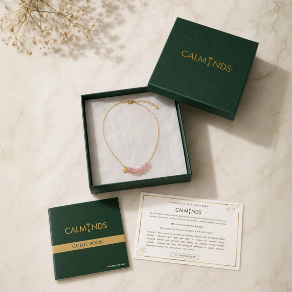 Rose Quartz Necklace for Love, Harmony & Emotional Balance