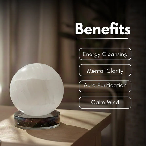 Selenite Crystal Ball