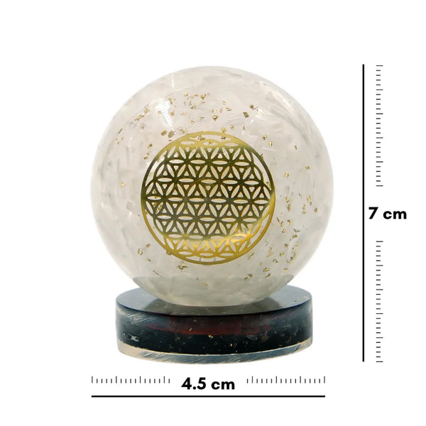 Selenite Orgone Ball