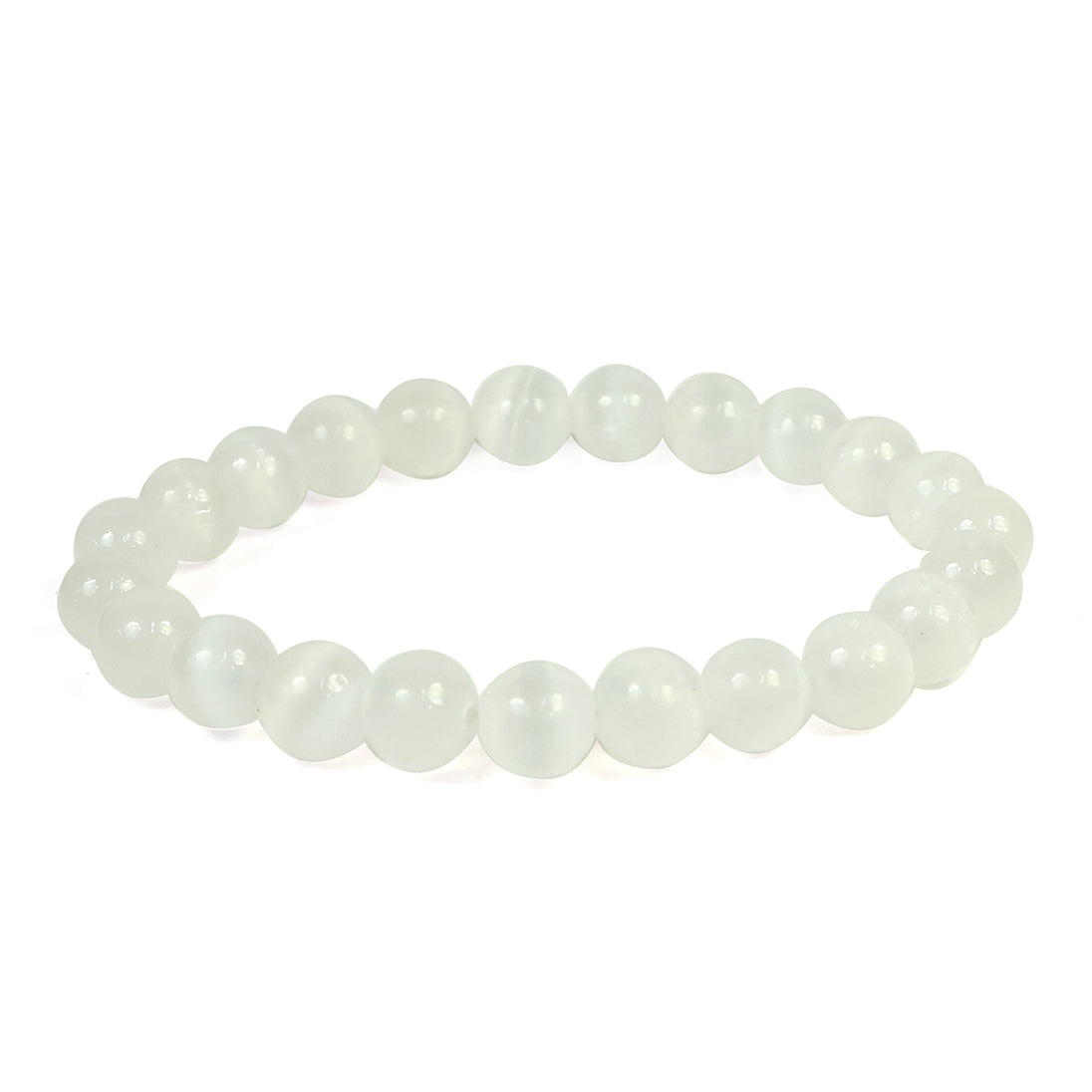 Calminds Selenite Bracelet with white bg