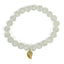 Calminds Selenite Healing Bracelet with white background