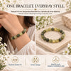 Natural 10 mm Serpentine Bracelet for Calmness & Inner Balance – natural crystal beads by Calminds
