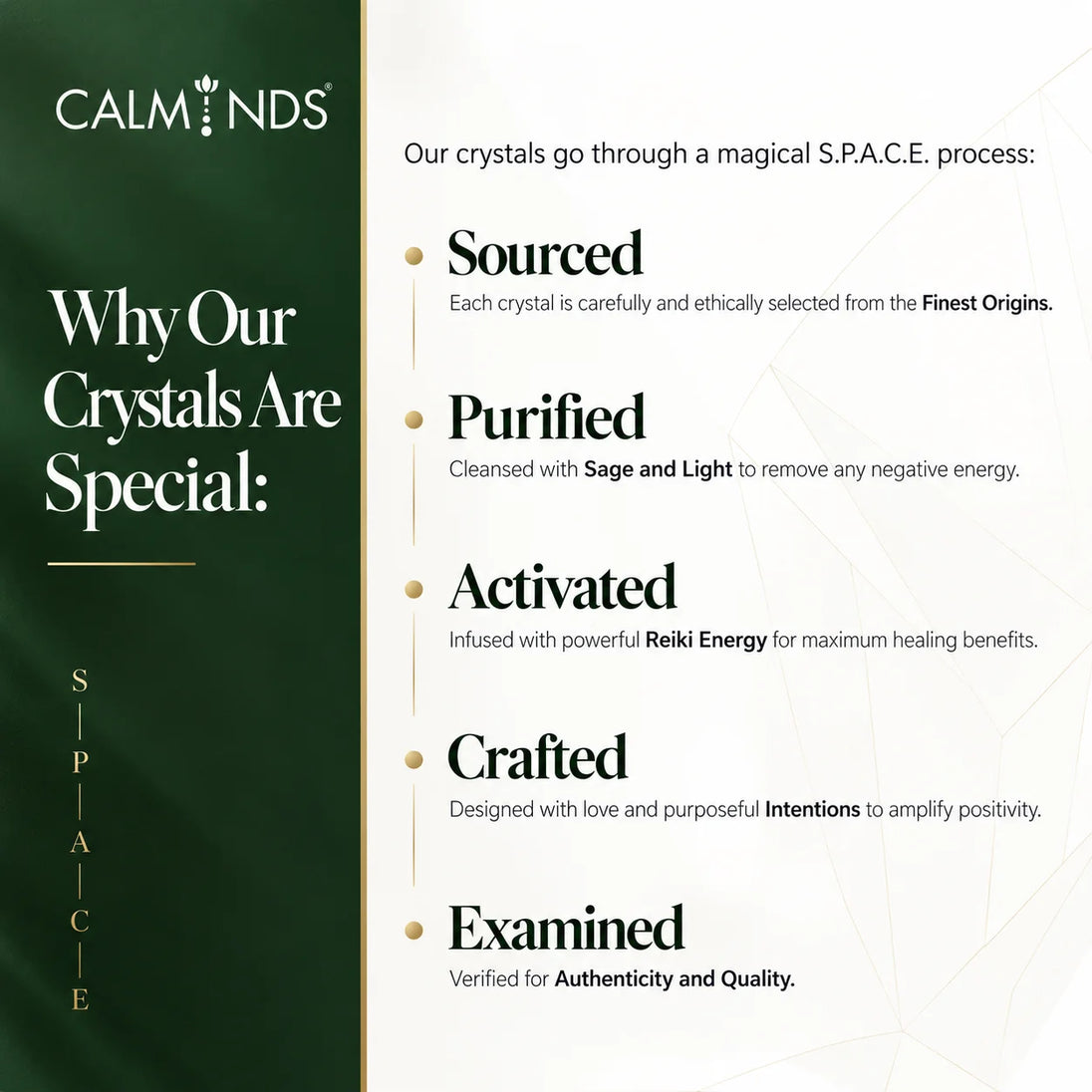 Calminds space process