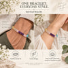 Spiritual Bracelet – natural crystal beads by Calminds
