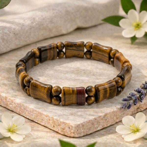 Tiger Eye Crystal Bracelet for Focus, Strength & Confidence