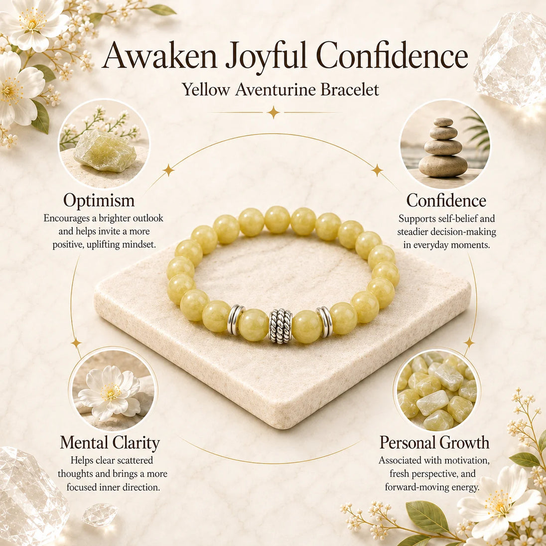 Yellow Aventurine Bracelet for confidence and personal power