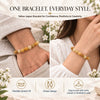 Yellow Jasper Bracelet for Confidence, Positivity & Creativity – natural crystal beads by Calminds