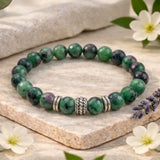 Zoisite Crystal Bracelet For Relaxation & Aura Calmness - (8mm)